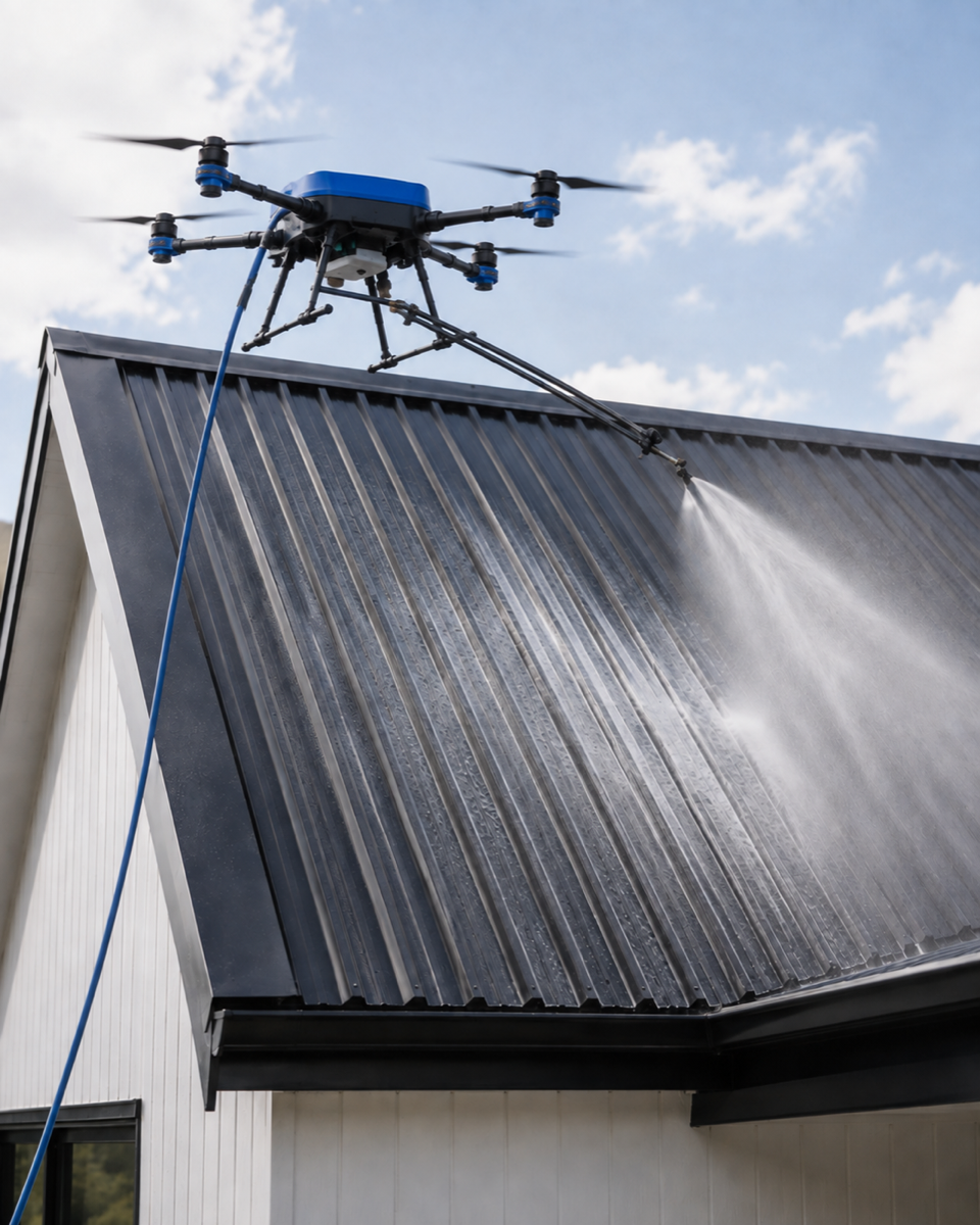 Roof cleaning service